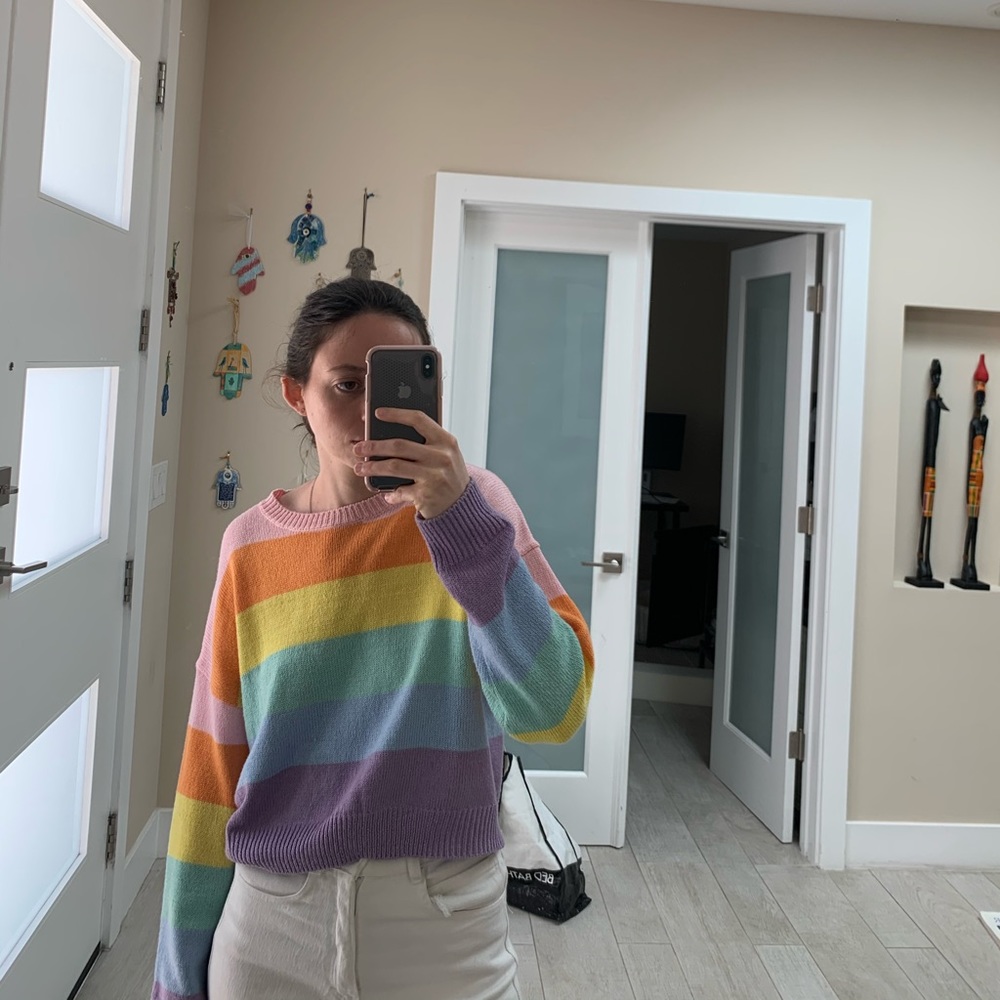 Rainbow sweater